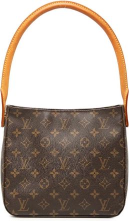 Louis Vuitton Borsa a spalla Looping MM con monogramma 2003 - Marrone