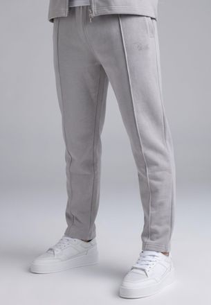 Siksilk Pantalones Joggers Elegantes Grises para Hombres XXL