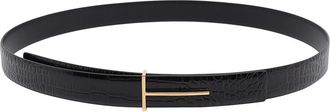 Tom Ford Espresso Reversibile Belt