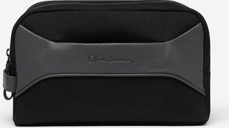 Oliver Sweeney Mens Oliver Sweeney Calf Leather/Nylon Washbag - Black/Multi - Size: ONE size