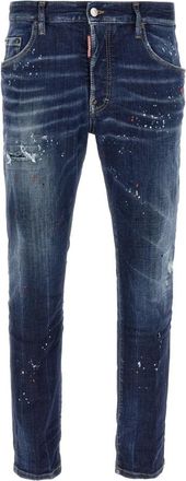 Dsquared2 Heren, Jeans, Blauw, Maat: 2XL Katoen