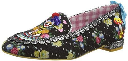 Irregular Choice Femme Kanjanka Tissu Oxford - Chaussures Talons Fleuris Élégantes