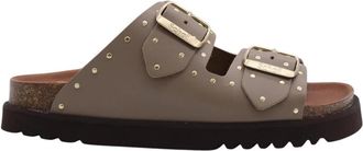 Scholl Comfortabele Slipper voor Dagelijks Gebruik - Dames - Sandalen - Beige - 40 EU - Schoenen