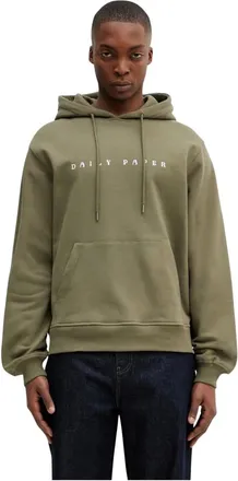 Daily Paper Clothing Hoodies & sweatvesten, Heren, Groen, 2Xl, Katoen, Alias Hoodie