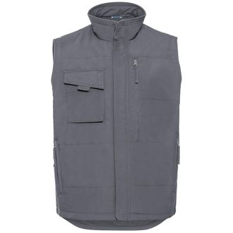Russell Athletic Russell Heren Gilet voor zwaar gebruik (Konvooi Grijs)