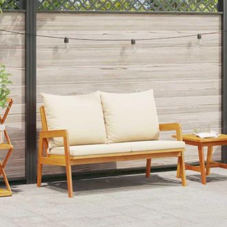 vidaXL vidaXL Panchina da giardino Marrone Legno massello di acacia