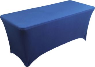 OEM Mantel Rectangular, Extensible En Altura, - Azul Marino 122 Cm (4 Pies)