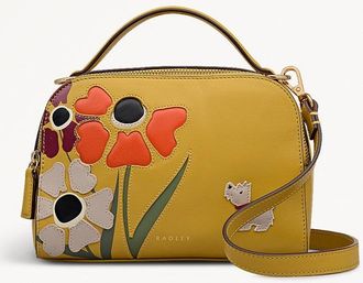 Radley London Ochre Small Ziptop Cross Body Bag Floribunda AW25 Radley London