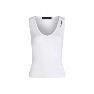 Karl Lagerfeld Mujer, Camisetas, Blanco, Talla: L