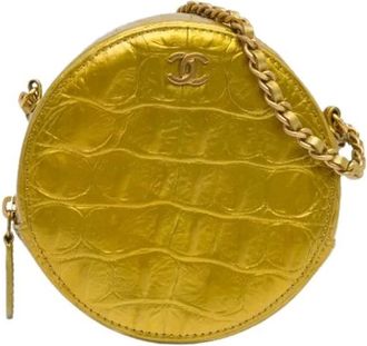 Chanel Borsa Crossbody Vintage Pre-owned - - Pre-owned - Donna - Giallo - ONE SIZE