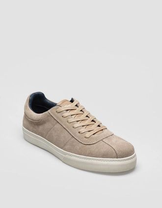Ben Sherman Mens Ben Sherman Bentley II Suede Mens Stone Trainers - Grey - Size: 11