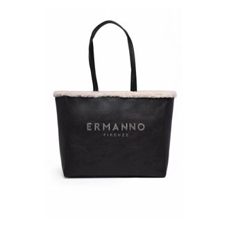 Ermanno Scervino Tassen, Dames, Zwart, ONE Size, Polyester, Vanessa Tote Bag