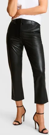 Commando Faux Leather 7/8 Trousers in Black at Nordstrom, Size X-Small
