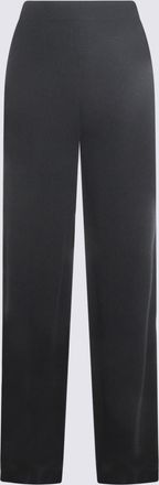 Allude Black Wool Pants