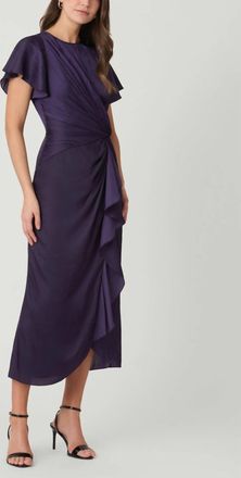 Shoshanna Carnation Dress In Iris