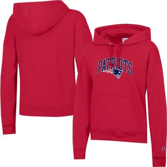 Champion Womens Champion Red New England Patriots Powerblend Hoodie at Nordstrom, Size Xx-Large