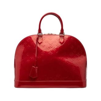 Louis Vuitton Pre-owned Handbags, female, Red, Size: ONE SIZE Pre-owned Alma GM