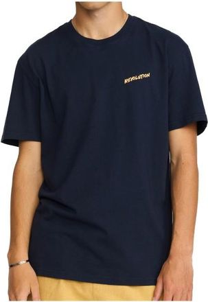 Revolution Printed T-Shirt Sign T-Shirt f&uuml;r Herren | blau