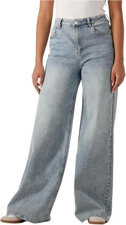 Janice Jeans, Dames, Blauw, W26, Wijde Pijp Jeans voor Vrouwen