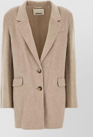 Isabel Marant wool cashmere oversized single breasted coat