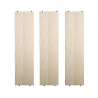 String Furniture String - Regalboden 78 x 20 cm (3er-Pack), Esche