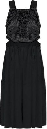 Comme Des Gar&ccedil;ons Rugloze jurk - Dames - Casual kleedjes - Zwart - XS - Wol - Kleedjes