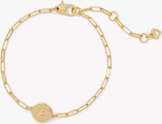 Kate Spade New York Initial A Chain Bracelet