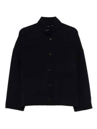 Max Mara Renna button jacket - women - Virgin Wool - 38 - Black