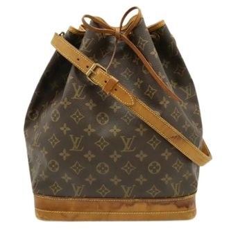 Louis Vuitton Pre-owned Bucket Bags, female, Brown, Size: ONE SIZE Pre-owned Monogram Noe Shoulder Bag