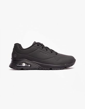 Skechers Mens Skechers Work 200054EC UNO - SUTAL SR Mens Occupational Trainers Black - Size: 10.5