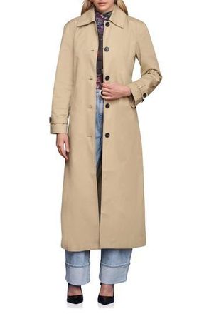 Avec Les Filles Belted Longline Trench Coat in Khaki at Nordstrom Rack, Size X-Large