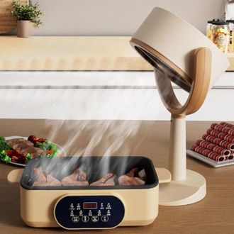 OEM Campana Extractora Port&aacute;til, Compacta Y Potente, Ideal Para Asar A La Parrilla Y Cocinar A Fuego Lento. Gira 125&deg; Y Se Alimenta Por Usb