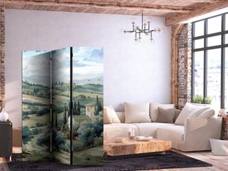 Artgeist Biombo Decorativo Artgeist Paisaje Toscano 135x172 Cm Flizelina Madera