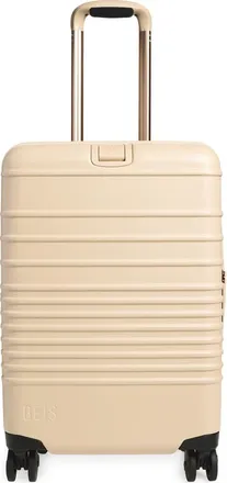 B&eacute;is The Carry-On Roller Suitcase in Beige at Nordstrom