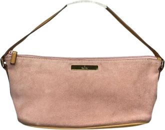 Gucci Pre-owned Shoulder Bags, female, Pink, Size: ONE SIZE Pre-owned Vintage Shoulder Bag