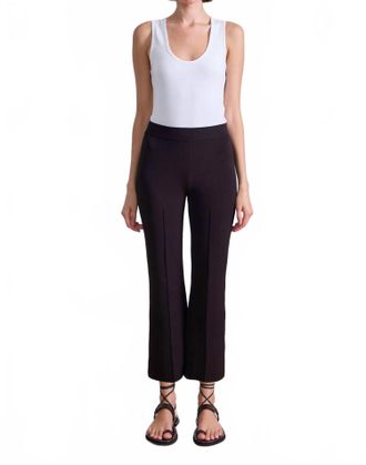 Apiece Apart Rene Pull On Pant In Deep Espresso