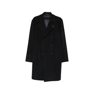 Tagliatore Arden Coat - Heren - Mantel - Zwart - 2XL - Wol - Jassen
