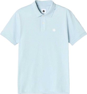 Pretty Green Heren Regular Poloshirt met Korte Mouwen (Licht Blauw)