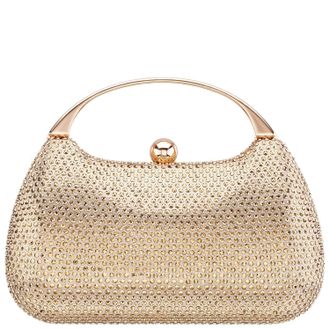 Nina Womens Brando Clutch Bag In Gold