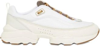 Max Mara Sneakers met chunky zool en mesh vlakken - Wit