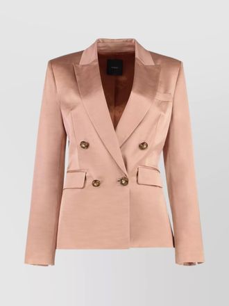 Pinko satin double-breasted blazer