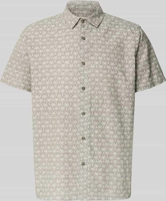 Blend Regular Fit Freizeithemd mit Kentkragen Modell ABAN in Oliv, Gr&ouml;&szlig;e XXL