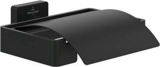 Villeroy & Boch Villeroy&boch - Dispensador De Papel Higi&eacute;nico Con Tapa Villeroy Et Boch Elements - Striking Matt Black
