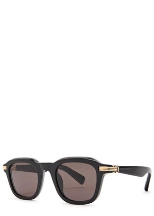 Cartier Cartier Wayfarer-style Sunglasses - Black - One Size