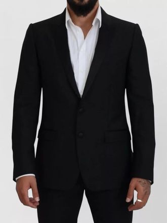 Dolce & Gabbana slim-fit wool silk blazer