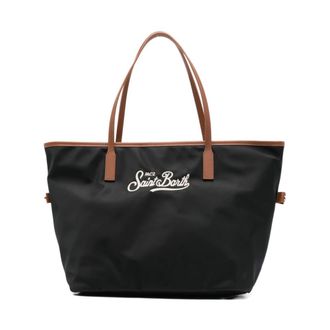 MC2 Saint Barth Tote Bags, female, Black, Size: ONE SIZE Lou Tote