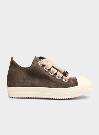 Rick Owens Mens Jumbo Lace suede low-rise sneaker Men