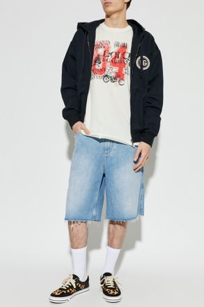 Dolce & Gabbana Hoodie, Mens, Navy Blue