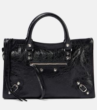 トートバッグ BALENCIAGA Black Nappa Leather Small Monaco Shoulder Bag Monaco Small leather shoulder bag in black - Balenciaga