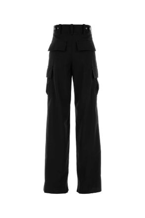 Bottega Veneta 845972v4xp0 1000 Black Exterior: Wool Pantaloni Trousers